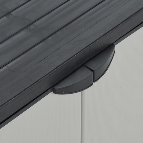 Kosz na na śmieci, w formie szafki, szaro-czarny, 68x40x85 cm