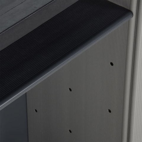 Kosz na na śmieci, w formie szafki, szaro-czarny, 68x40x85 cm