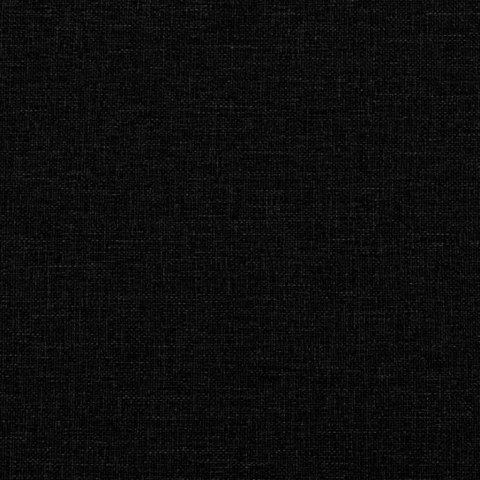 Sofa z funkcją spania, czarna, 80x200 cm, obita tkaniną