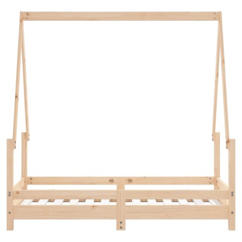 Rama łóżka dziecięcego, 70x140 cm, drewno sosnowe
