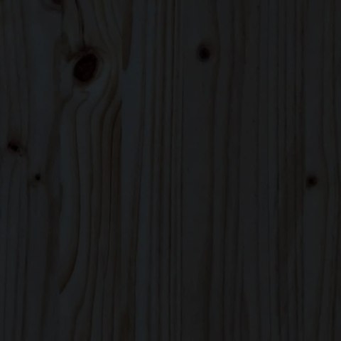 Ławka ogrodowa, czarna, 110x38x45 cm, lite drewno sosnowe Ławka ogrodowa, czarna, 110x38x45 cm, lite drewno sosnowe