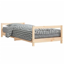 VidaXL Rama łóżka dla dzieci, 80x200 cm, drewno sosnowe