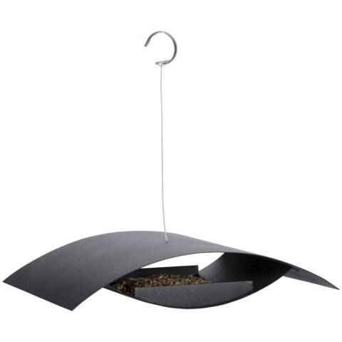 Esschert Design Wiszący karmnik dla ptaków, czarny, S FB437 Esschert Design Wiszący karmnik dla ptaków, czarny, S FB437