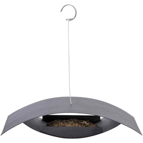 Esschert Design Wiszący karmnik dla ptaków, czarny, S FB437 Esschert Design Wiszący karmnik dla ptaków, czarny, S FB437