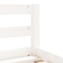 Rama łóżka dziecięcego z szufladami, biała, 80x160 cm, sosna