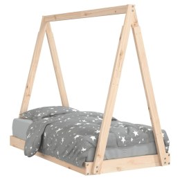 VidaXL Rama łóżka dziecięcego, 70x140 cm, drewno sosnowe