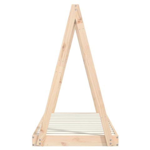 Rama łóżka dziecięcego, 70x140 cm, drewno sosnowe