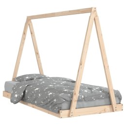 VidaXL Rama łóżka dziecięcego, 90x190 cm, lite drewno sosnowe