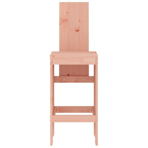 Stołki barowe, 2 szt., 40x42x120 cm, lite drewno daglezjowe