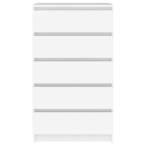 Komoda, biała, 60x36x103 cm, materiał drewnopochodny