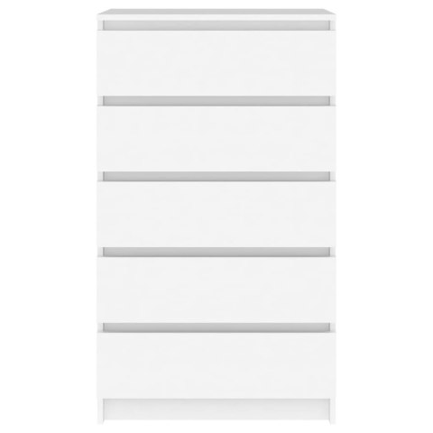 Komoda, biała, 60x36x103 cm, materiał drewnopochodny