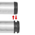 4 Nogi do stołu z regulacją wysokości 1100 mm Nikiel