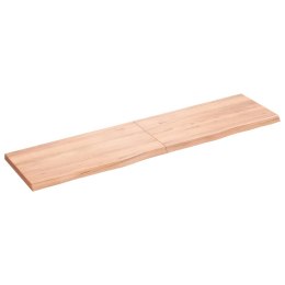 Blat do stołu, jasnobrązowy, 160x40x4 cm, lite drewno dębowe