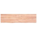 Blat do stołu, jasnobrązowy, 160x40x6 cm, lite drewno dębowe