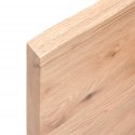 Blat do stołu, jasnobrązowy, 160x50x4 cm, lite drewno dębowe