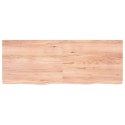 Blat do stołu, jasnobrązowy, 160x60x6 cm, lite drewno dębowe