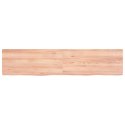 Blat do stołu, jasnobrązowy, 180x40x6 cm, lite drewno dębowe