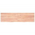Blat do stołu, jasnobrązowy, 180x50x4 cm, lite drewno dębowe