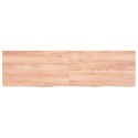 Blat do stołu, jasnobrązowy, 180x50x6 cm, lite drewno dębowe