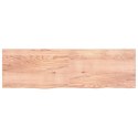 Blat do stołu, jasnobrązowy, 200x60x4 cm, lite drewno dębowe