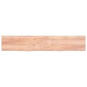 Blat do stołu, jasnobrązowy, 220x40x6 cm, lite drewno dębowe