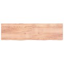 Blat do stołu, jasnobrązowy, 220x60x6 cm, lite drewno dębowe