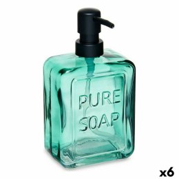 Dozownik mydła Pure Soap Szkło Kolor Zielony 570 ml (6 Sztuk)