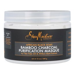 Maska do Włosów African Black Soap Bamboo Charcoal Shea Moisture (340 g)