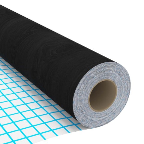 Okleiny meblowe samoprzylepne, 2 szt., ciemne drewno, 500x90 cm