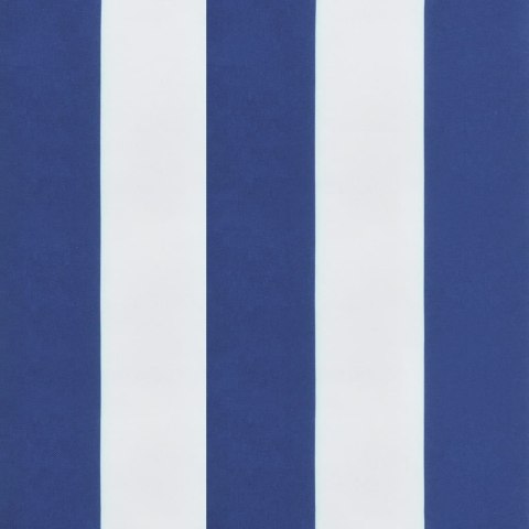 Poduszki na ławki 2 szt., niebiesko-białe paski, tkanina Oxford