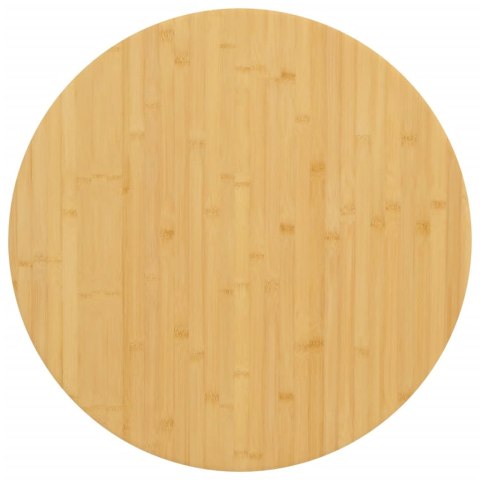 Blat do stołu, Ø60x2,5 cm bambusowy