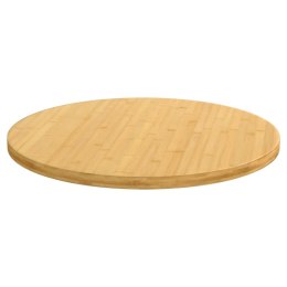 Blat do stołu, Ø60x2,5 cm bambusowy