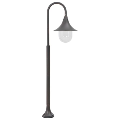 Lampa ogrodowa na słupku, 120 cm, E27, aluminium, kolor brązu Lampa ogrodowa na słupku, 120 cm, E27, aluminium, kolor brązu