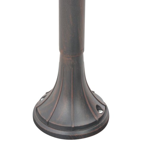 Lampa ogrodowa na słupku, 120 cm, E27, aluminium, kolor brązu Lampa ogrodowa na słupku, 120 cm, E27, aluminium, kolor brązu