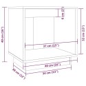 Szafki nocne, 2 szt., 40x30x40 cm, lite drewno sosnowe