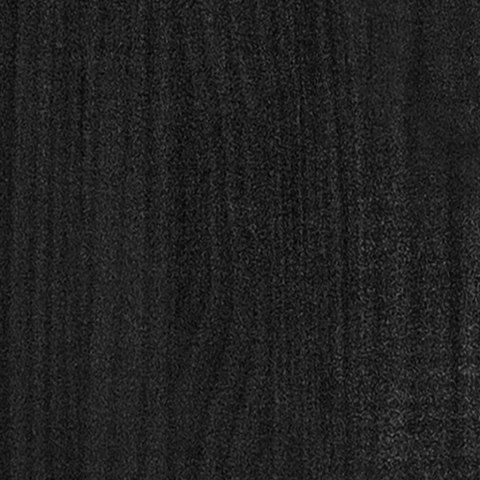 Donice ogrodowe, 2 szt., czarne, 31x31x70 cm, drewno sosnowe