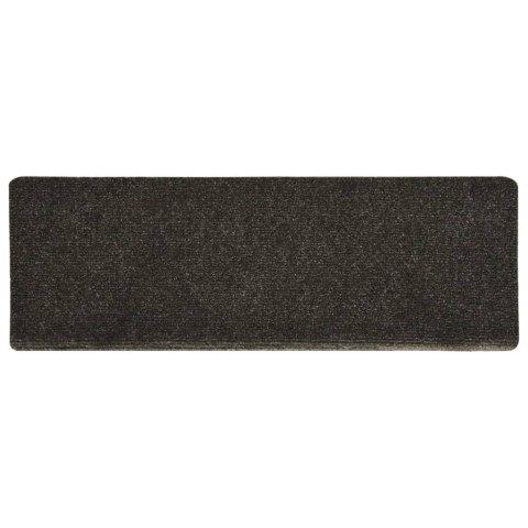 Nakładki na schody, 15 szt., igłowane, 65x21x4 cm, szare