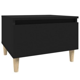 Stolik boczny, czarny, 50x46x35 cm, materiał drewnopochodny