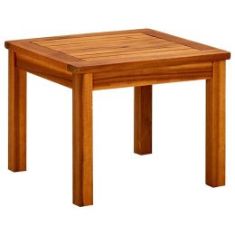 Ogrodowy stolik kawowy, 45x45x36 cm, lite drewno akacjowe