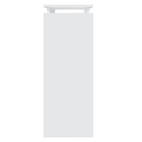 Stolik konsolowy, biały, 80x30x80 cm, płyta wiórowa