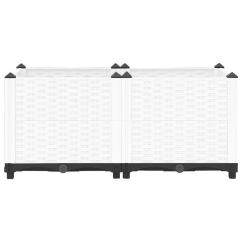 Donica do podwyższonej rabaty, 80x40x38 cm, polipropylen