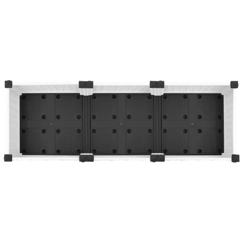 Donica do podwyższonej rabaty, 120x40x23 cm, polipropylen