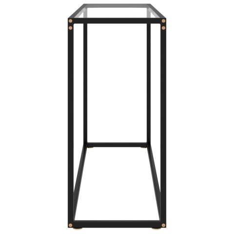 Stolik konsolowy, przezroczysty, 100x35x75 cm, szkło hartowane