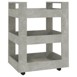 Półka pod biurko, betonowa szarość, 60x45x80 cm
