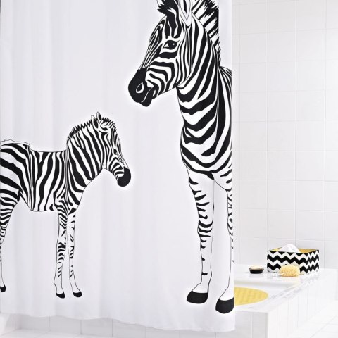 RIDDER Zasłona prysznicowa Zebra, 180 x 200 cm