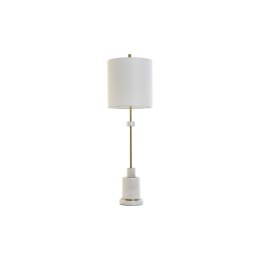Lampa stołowa DKD Home Decor Biały Złoty Metal Marmur 50 W 220 V 25 x 25 x 81 cm