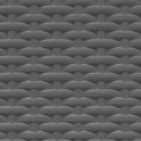 Donice, 2 szt., czarne, 30x30x37 cm, polipropylen