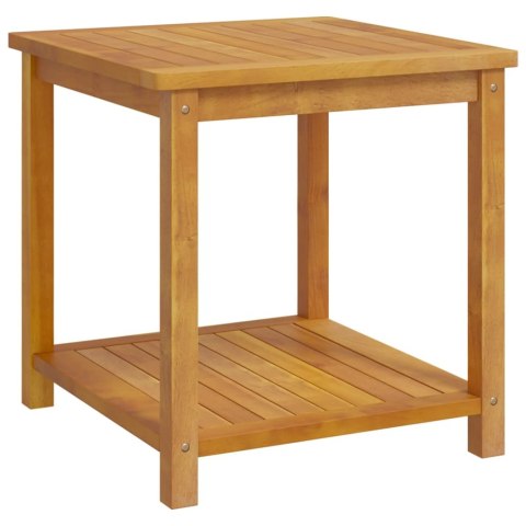 Stolik boczny z litego drewna akacjowego, 45 x 45 x 45 cm Stolik boczny z litego drewna akacjowego, 45 x 45 x 45 cm