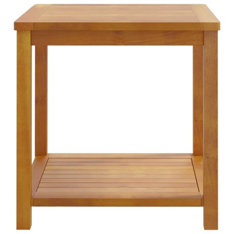 Stolik boczny z litego drewna akacjowego, 45 x 45 x 45 cm Stolik boczny z litego drewna akacjowego, 45 x 45 x 45 cm