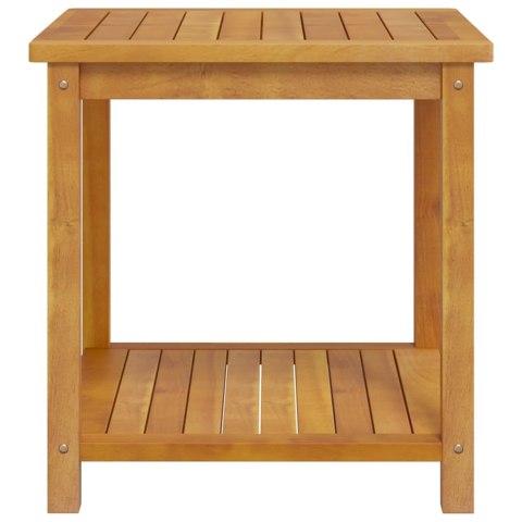Stolik boczny z litego drewna akacjowego, 45 x 45 x 45 cm Stolik boczny z litego drewna akacjowego, 45 x 45 x 45 cm